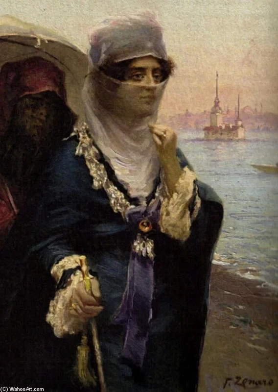 Ritratto di giovane signora turca